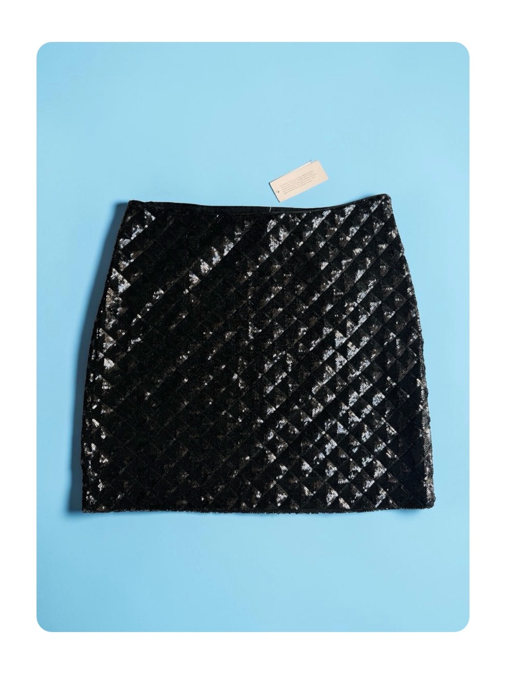 ★ Banana Republic NWT Limited Edition Sequins Fashion Mini Skirt Black 6p ★